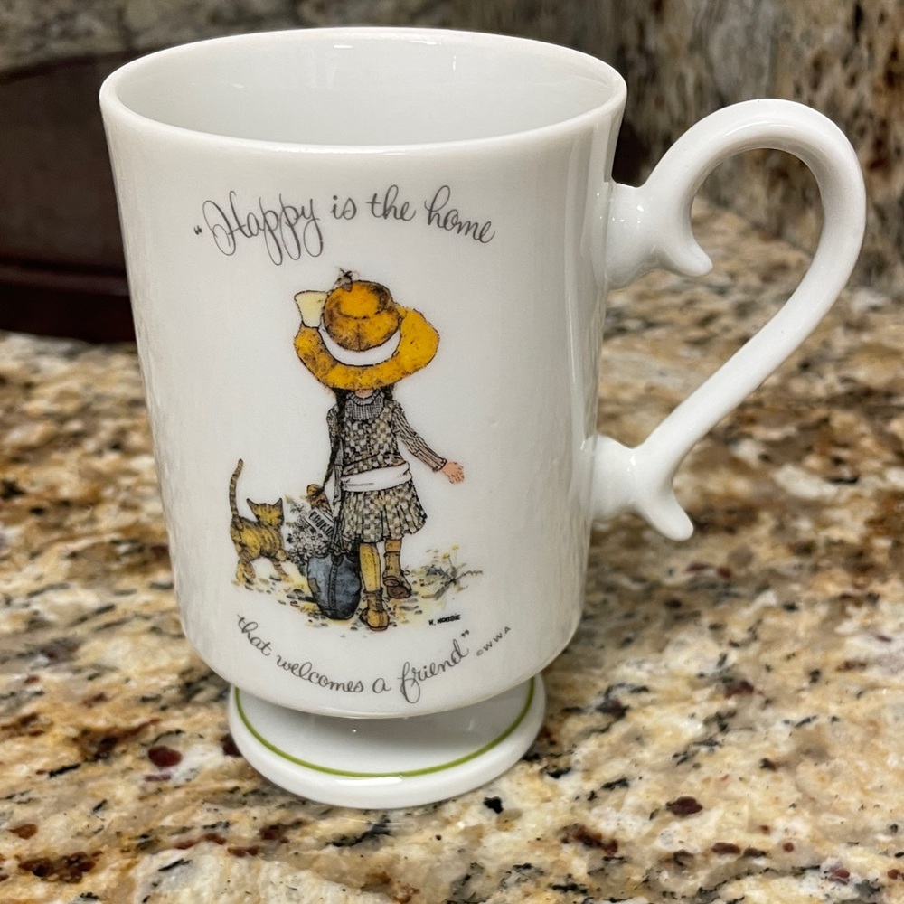 Vintage Holly Hobbie Porcelain Mug